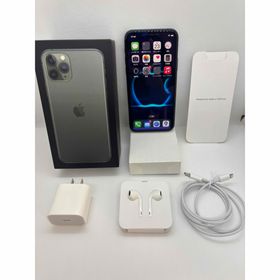 アイフォーン(iPhone)のiPhone11pro ミッドナイトグリーン 256GB 付属品完品(スマートフォン本体)
