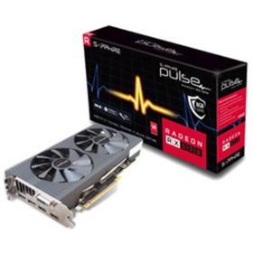 〔中古〕SAPPHIRE(サファイア) SAPPHIRE PULSE RADEON RX 570 8G GDDR5 DUAL HDMI／DUAL DP OC W／BP (UEFI)〔377-ud〕