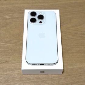 【美品】Apple iPhone 15 Pro ホワイトチタニウム 256GB