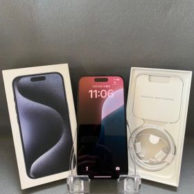 美品 国内版 SIMフリー iPhone15 Pro 1TB ブルーチタニウム色