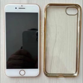 Apple iPhone 8 ゴールド 本体 + ケース + 充電器