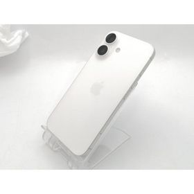 【中古】Apple 国内版 【SIMフリー】 iPhone 16 128GB ホワイト MYDR3J/A【ECセンター】保証期間１ヶ月【ランクA】