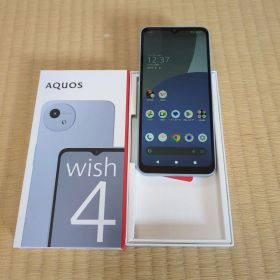 AQUOS wish 4 青 未使用シムフリーおサイフケータイメモリクリア済み