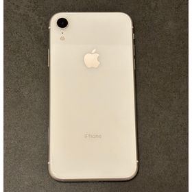 アイフォーン(iPhone)のiPhoneXR 128GB ホワイト 白ロム (スマートフォン本体)