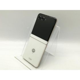 【中古】MOTOROLA docomo 【SIMフリー】 motorola razr 50d ホワイトマーブル 8GB 256GB M-51E【秋葉4号】保証期間１ヶ月【ランクA】