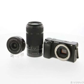 【中古】SONY(ソニー) α6400 ILCE-6400Y ダブルズームレンズキット ブラック 【262-ud】