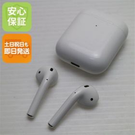 アップル(Apple)の超美品 Airpods 第2世代 ホワイト M555(ヘッドフォン/イヤフォン)