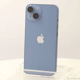〔中古品〕 iPhone14 256GB ブルー MPWN3J／A SIMフリー【344】