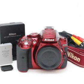B- (並品) Nikon ニコン D5300 レッド ボディ シャッター回数4298 初期不良返品対応 212-101