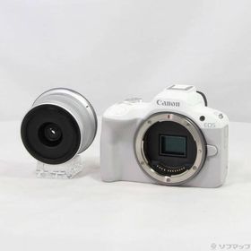 〔中古〕Canon(キヤノン) EOS R50 RF-S18-45 IS STM レンズキット ホワイト〔262-ud〕