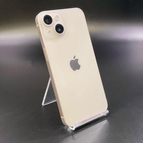 アップル(Apple)の【全額返金保証】【最速発送】Apple iPhone iPhone 14 128GB スターライト SIMフリー 動作確認済(スマートフォン本体)