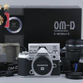 【中古】OLYMPUS オリンパス OM-D E-M5 Mark III 14-150mm II レンズキット シルバー シャッター回数僅少 元箱付き