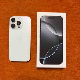 アイフォーン(iPhone)のApple iPhone 16 Pro ホワイトチタニウム(スマートフォン本体)