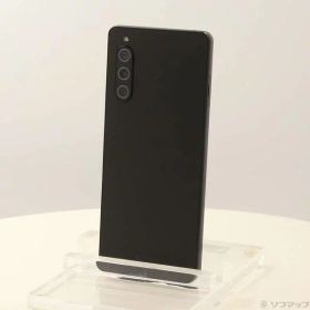 【中古】SONY(ソニー) Xperia 10 V 128GB ブラック SOG11 au SIMフリー 【349-ud】