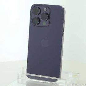 〔中古品〕 iPhone14 Pro 128GB ディープパープル MQ0F3J／A SIMフリー【295】