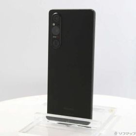 〔中古品〕 Xperia 1 V 256GB ブラック SO-51D docomo SIMフリー【344】
