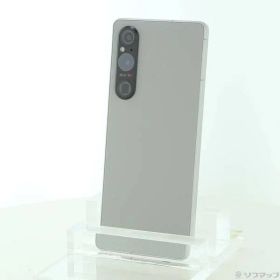 〔中古品〕 Xperia 1 V 256GB プラチナシルバー SOG10 au SIMフリー【262】