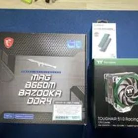 i5-12400FとB660M BAZOOKA他