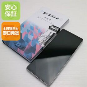 【中古】超美品 Xperia 5 V XQ-DE44 プラチナシルバー SIMフリー スマホ SONY 安心保証 即日発送 土日祝発送OK