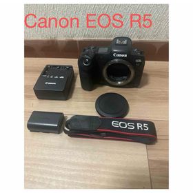 キヤノン(Canon)の付属品付き/ミラーレス一眼カメラCanon EOS R5 ボディー EOS R5(ミラーレス一眼)