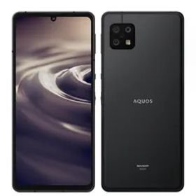 【中古】 SHG07 AQUOS sense6s ブラック SIMフリー 本体 au スマホ シャープ【送料無料】 shg07bk7mtm