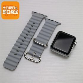超美品 Apple Watch series3 38mm GPSモデル シルバー 即日発送 Apple 中古 あすつく 土日祝発送OK