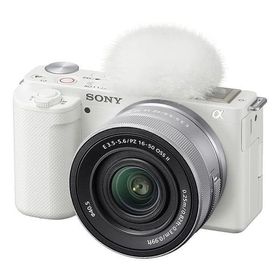 中古 １年保証 美品 SONY VLOGCAM ZV-E10 パワーズームレンズキット (PZ 16-50mm II) ホワイト [ZV-E10K W]