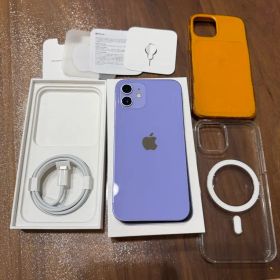 Apple iPhone 12 パープル 64GB 本体とケース付き