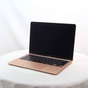 〔中古品〕 MacBook Air 13.3-inch Late-2020 MGND3J／A Apple M1 8コアCPU_7コアGPU 8GB SSD256GB ゴールド 〔15.7 Sequoia〕【368】