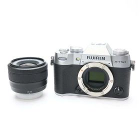 【中古】 《新同品》 FUJIFILM X-T50 XC15-45mmレンズキット シルバー [ デジタルカメラ ]