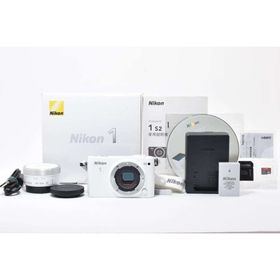 【箱付き】 Nikon ニコン 1 S2 ホワイト ミラーレス一眼カメラ(ミラーレス一眼)