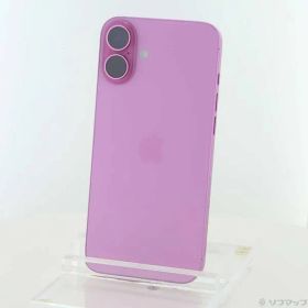 〔中古品〕 iPhone16 Plus 128GB ピンク MXVD3J／A SIMフリー【349】