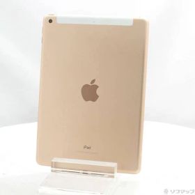 〔中古品〕 iPad 第6世代 32GB ゴールド MRM02J／A auロック解除SIMフリー【348】