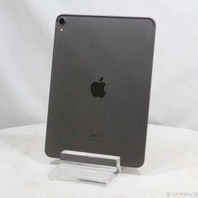 【中古】Apple(アップル) iPad Pro 11インチ 64GB スペースグレイ NTXN2J／A Wi-Fi 【258-ud】