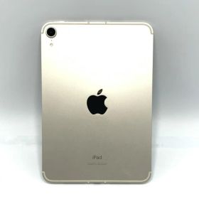 【中古】【softbank】○iPad mini(第6世代) WiFi+Cellular 64GB(スターライト)/SIMロックなし[10]