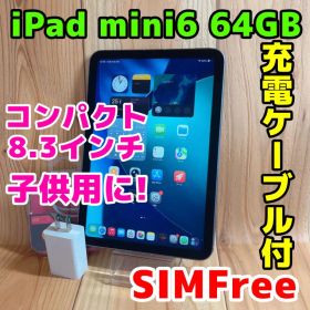 SIMフリー 本体 iPad mini 6 64 GB 021 パープル