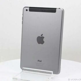 【中古】Apple(アップル) iPad mini 2 32GB スペースグレイ ME820J／A SIMフリー 【297-ud】