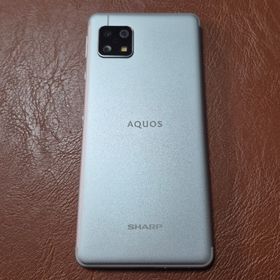 アクオス(AQUOS)の【美品・注意点あり】AQUOS sense4 シルバー SIMフリー(スマートフォン本体)