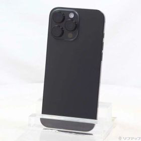 【中古】Apple(アップル) iPhone16 Pro Max 256GB ブラックチタニウム 3N528J／A SIMフリー 【349-ud】