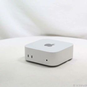【中古】Apple(アップル) Mac mini Late-2024 MU9E3J／A Apple M4 10コアCPU_10コアGPU 16GB SSD512GB シルバー 〔15.7 Sequoia〕 【262-ud】