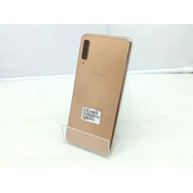 【中古】SAMSUNG 楽天モバイル 【SIMフリー】 Galaxy A7 SM-A750C 4GB 64GB ゴールド【川崎】保証期間1週間【ランクC】