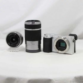 【中古】SONY(ソニー) α6400 ILCE-6400Y ダブルズームレンズキット シルバー 【344-ud】