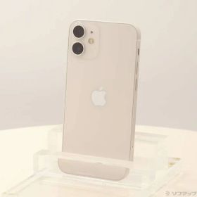 〔中古品〕 iPhone12 mini 64GB ホワイト MGA63J／A SIMフリー【348】
