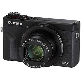 【中古】Canon コンパクトデジタルカメラ PowerShot G7 X Mark III ブラック 1.0型センサー/F1.8レンズ/光学4.2倍ズーム PSG7XMARKIIIBK