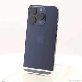 〔中古品〕 iPhone15 Pro 128GB ブルーチタニウム MTUA3J／A SIMフリー【377】