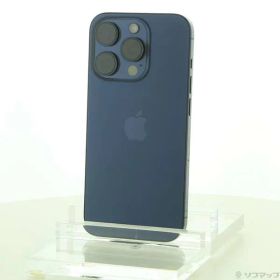 〔中古品〕 iPhone15 Pro 128GB ブルーチタニウム MTUA3J／A SIMフリー【269】