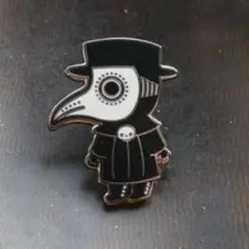 新品 ペスト医師 黒死病 パンデミック ピンブローチ ピンバッジ ピンズ