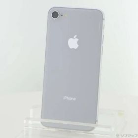 〔中古品〕 iPhone8 64GB シルバー MQ792J／A SIMフリー【377】