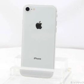 〔中古品〕 iPhone8 64GB シルバー MQ792J／A SIMフリー【348】