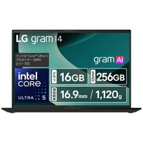 【エントリーで最大全額ポイント還元｜1/5まで】 LG｜エルジー ノートパソコン LG gram 14 オブシディアンブラック 14Z90T-GA52J [14.0型 /Windows11 Home /intel Core 5 /メモリ：16GB /SSD：256GB /2025年2月モデル]